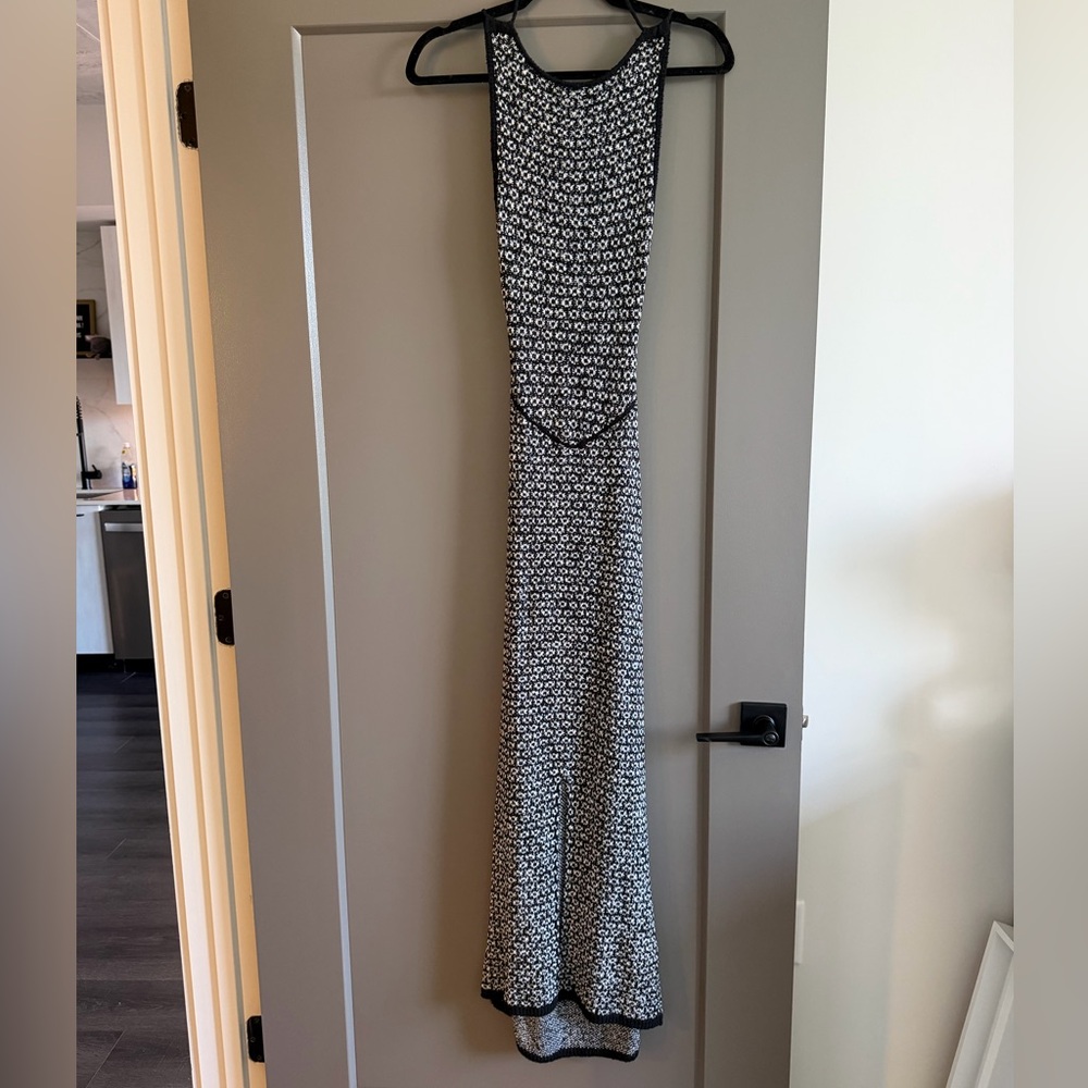 Free People Mindy Backless Sweater Maxi Dress